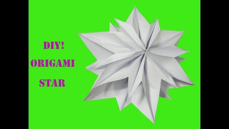 How to make easy origami paper star |  paper craft  DIY!⭐️