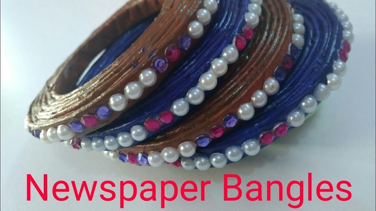 How to make Newspaper Bangles ! DIY ! Tutorial ! Best out of waste ! art
By Shilpa's craft day