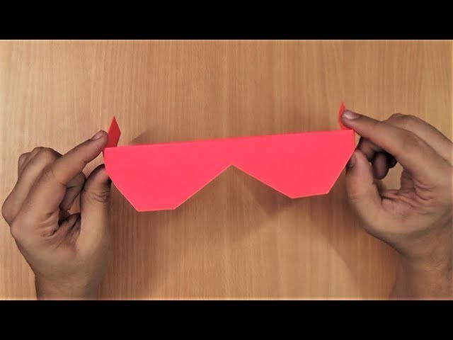 How to make origami paper glasses | Origami. Paper Folding Craft, Videos & Tutorials.