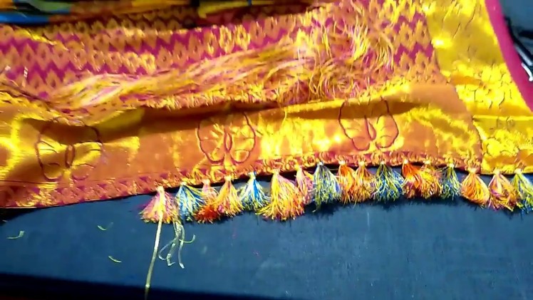How to make saree kuchu.tussel in home tutorial #3 DIY