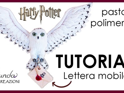 [ITA] Edvige di Harry Potter con lettera di Hogwarts Tutorial pasta polimerica fimo