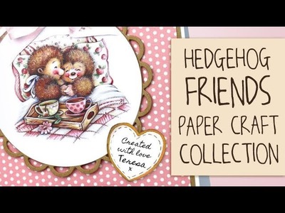 Look Inside Hedgehog Friends Paper Craft Pad