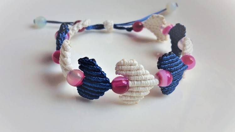 Macrame bracelet tutorial: The heart string - Easy and cute macrame craft idea