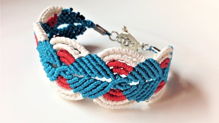 Macrame tutorial: The spring leaf bracelet - Beautiful handmade craft idea