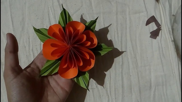 Origami Petal kusudama Flower | Easy Step By Step Tutorial | Paper craft Ideas