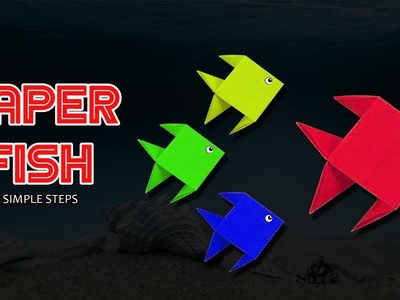 Paper Fish in Simple Steps | Paper Craft | Paper Fish Craft | By StoryAtoZ.com Craft