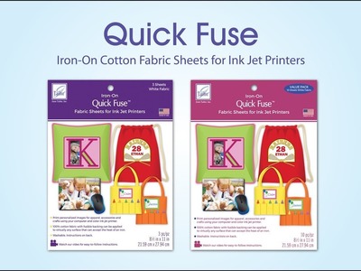 Quick Fuse Iron-On Fabric Sheets