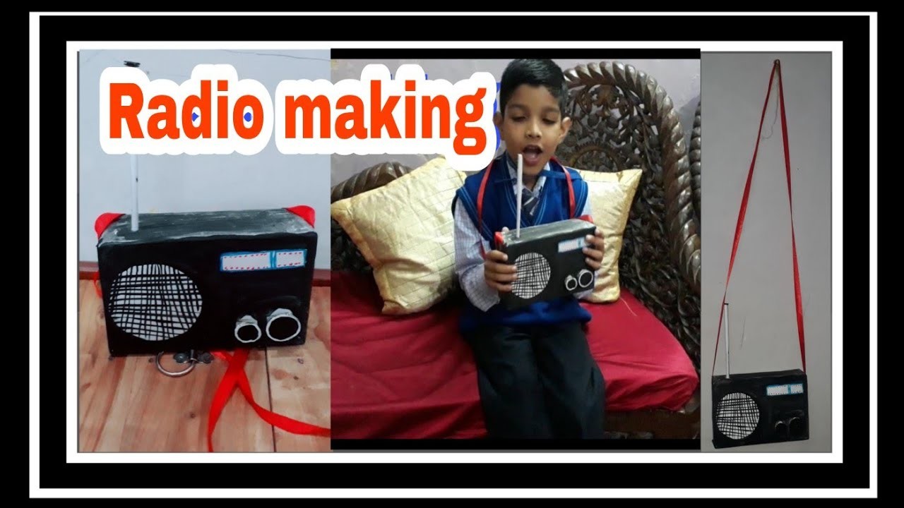 Radio making ,How to make Radio paper ,activity craft , best out of waste