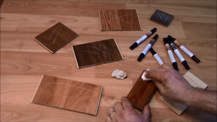 Scratch repair for laminate wood and vinyl - Cal-Flor ScratchCure Repair Pens