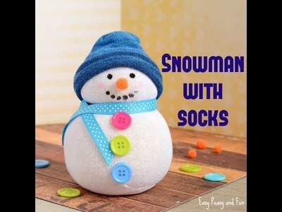 Snowman With Socks | DIY Snowman | Avanie Art (2017)