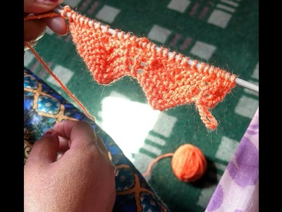 Sweater border design in hindi | zig zag pattern border design for all type of sweater- | knitting |