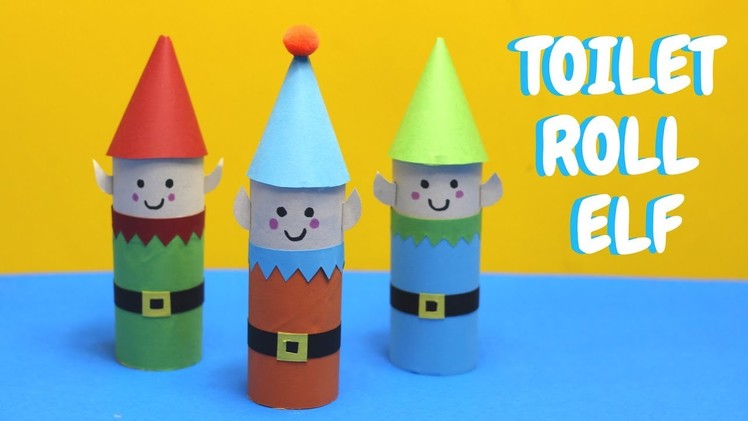 Toilet Roll Elf | Christmas Crafts | Toilet Paper Roll Craft