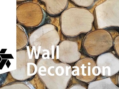 Wall Decoration. Scrap Waste Fire Wood Project 1