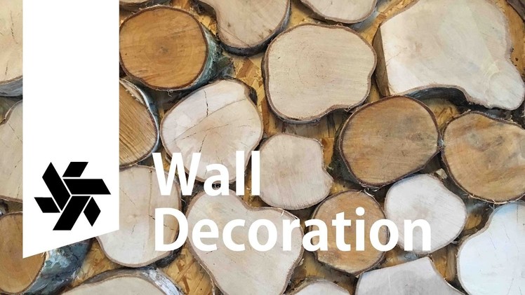 Wall Decoration. Scrap Waste Fire Wood Project 1