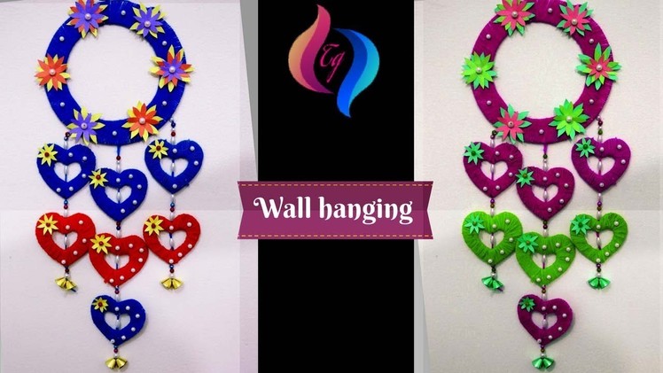 Wall hanging craft ideas - How to make craft items from waste material -  Wall Hanging Crafts