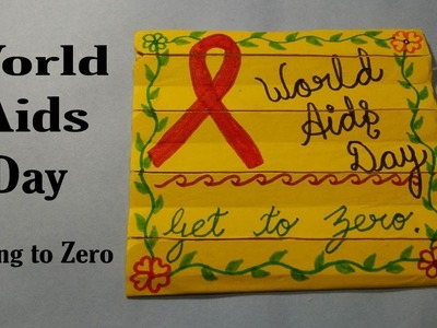 World Aids Day 1 December 2017 Spacial Folding Craft with Ice Cream Stick by Parth WorlD