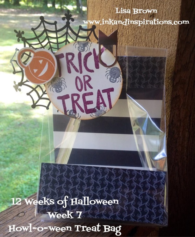 12 Weeks Halloween 2015 Week 7 Howl- o-ween Treat Bag Video Tutorial