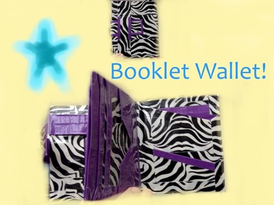 Awesome New Duct Tape Booklet Wallet