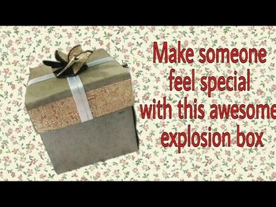 Birthday explosion box
