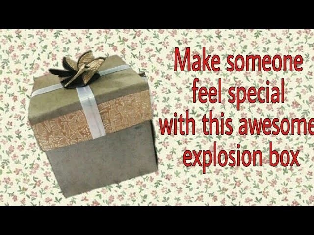 Birthday explosion box