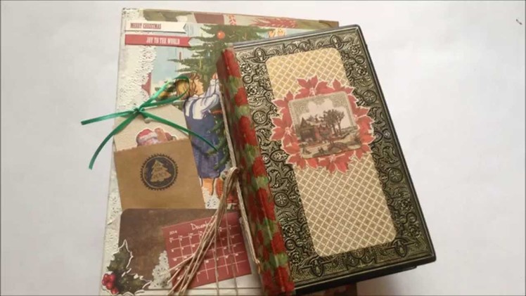 Christmas junk journal and altered book