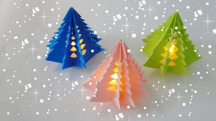 Christmas Tree With Paper | 3D Paper Christmas Tree | DIY Christmas Tree