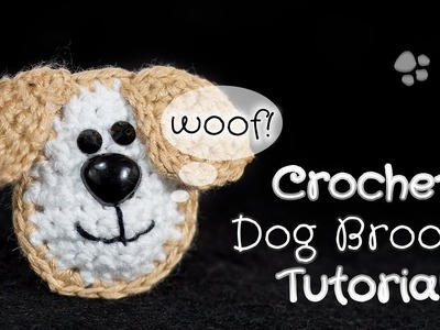 Crochet Dog Brooch Tutorial