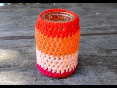 Crochet Pencil holder. TUTORIAL