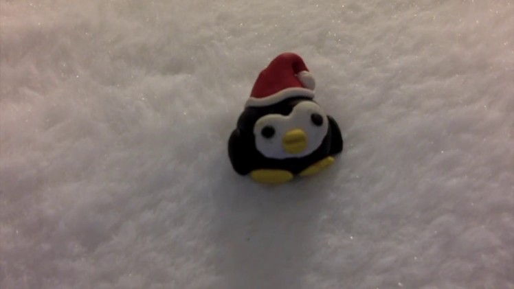 DIY CHRISTMAS PENGUIN | Polymer Clay Tutorial