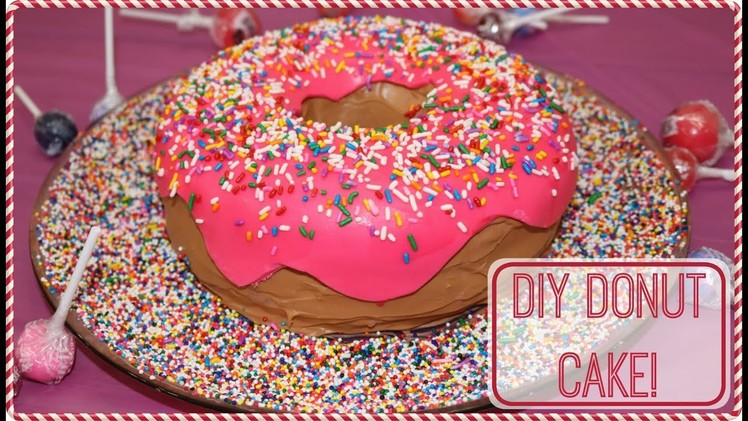 DIY DONUT CAKE | VLOGMAS