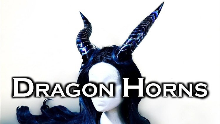 DIY Dragon Horns | Magnetic Attachment | Foam and Worbla How To