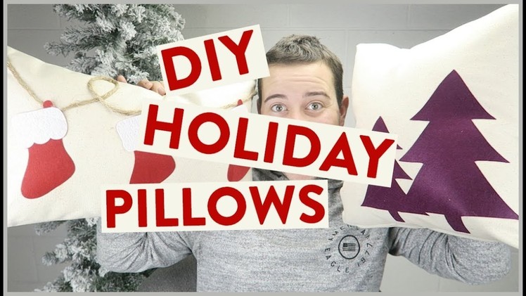 DIY Felt Holiday Pillows | Cricut Maker DIY Idea