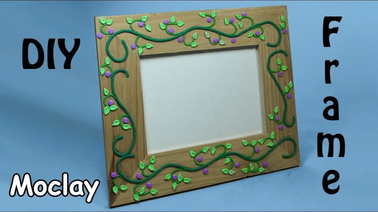 DIY Frame decoration- Easy Polymer clay tutorial
