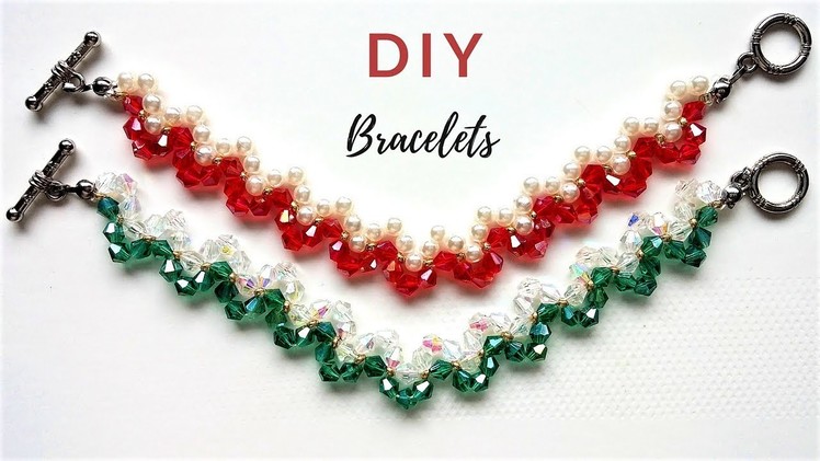 DIY  gifts. Beading ideas for DIY Jewelry .Beaded Bracelets. Valentine's Day gift. Mother;s Day gift