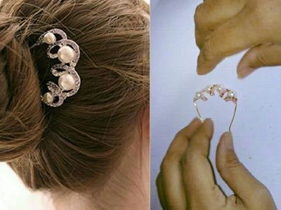 DIY hair accessories - How to make this hair accessories | jewellery tutorials