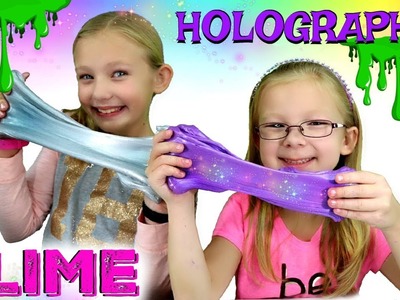 DIY HOLOGRAPHIC SLIME!!! - Viral Slime Tested!!!