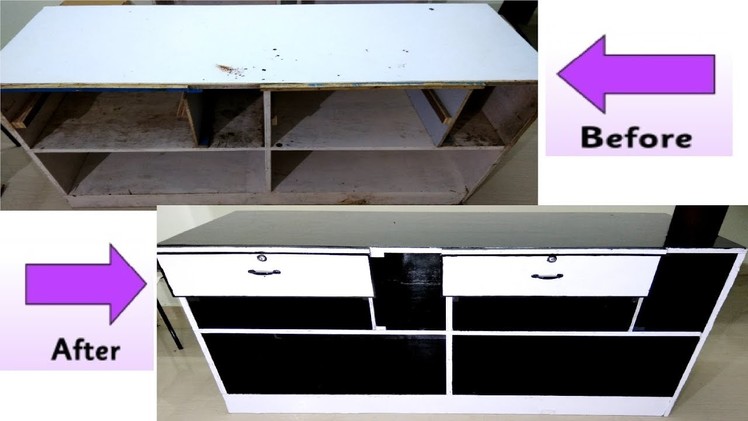 DIY|| How to Turn Your Old Cupboard Table Into New Cupboard At home || Results Amazing
