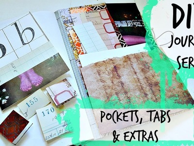 DIY Journal Tutorial for Beginners: Pockets , Tabs & Other Finishing Touches
