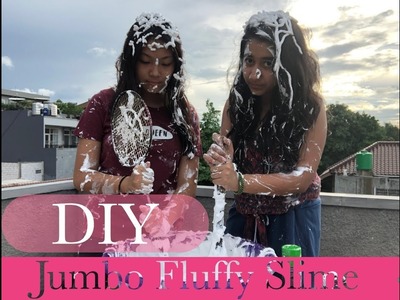 Diy Jumbo Fluffly Slime !!!