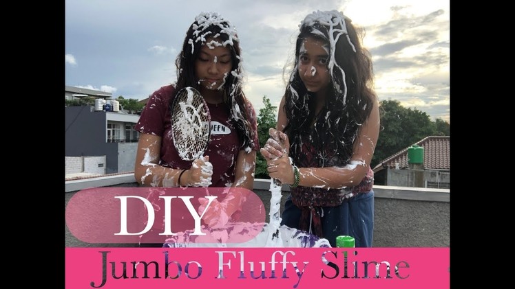 Diy Jumbo Fluffly Slime !!!