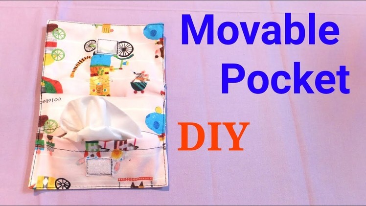 【DIY】移動式ポケットの簡単な作り方 ＊ Movable Pocket Tutorial ＊