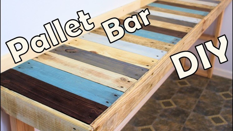 DIY Kitchen Pallet Bar Table