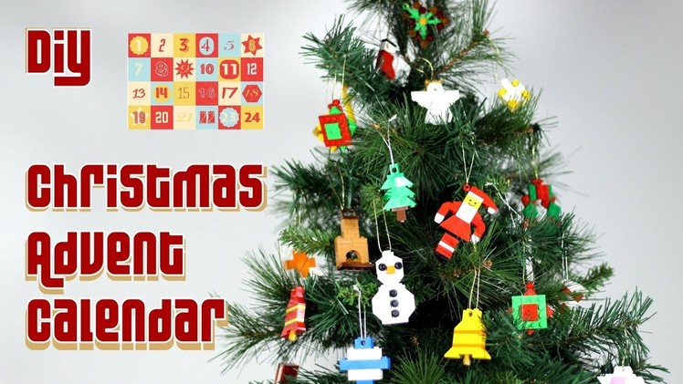 DIY LEGO Christmas Advent Calendar - How to Make LEGO Christmas Decorations