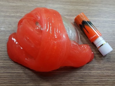 DIY Lipstick Slime Tutorial, NO BORAX Color Changing Fluffy Slime!