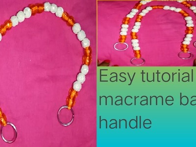 Diy#Macrame beads Handle