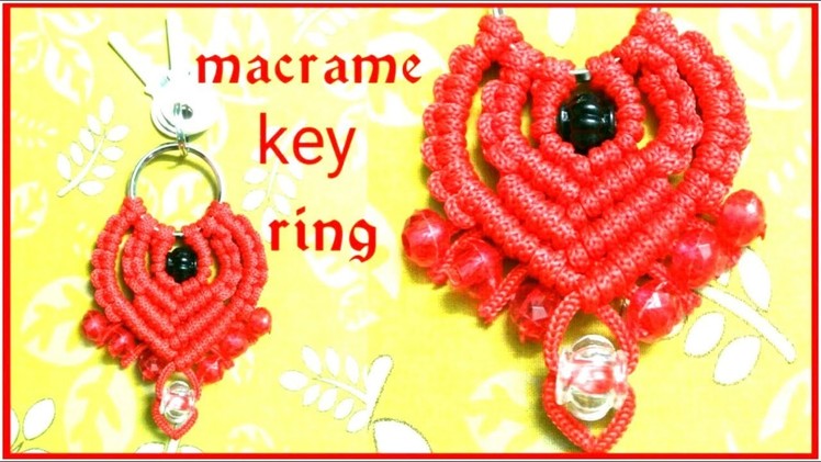 DIY Macrame key Chain
