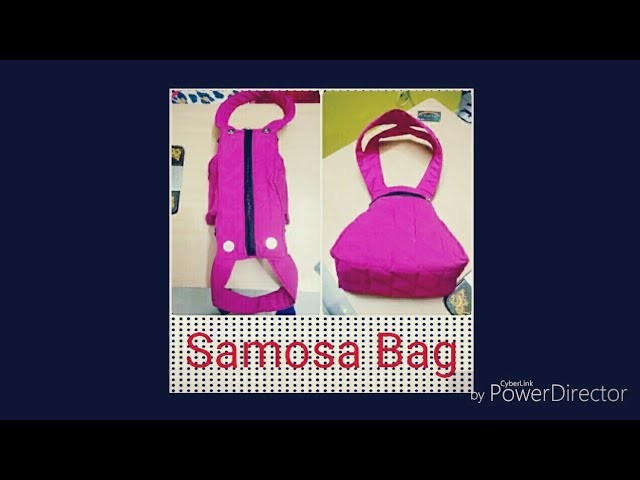 DIY Mini Samosa Handbag Tutorial.How To Make Samosa Handbag At Home Very easy method step by step. 