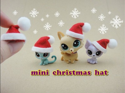 DIY Miniature Doll Mini Christmas Hat - Very Easy!