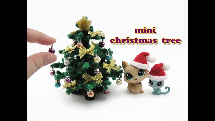 DIY Miniature Doll Mini Christmas Tree