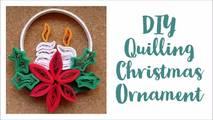 DIY Paper Quilling Christmas Tree Decoration | 3D Quilling